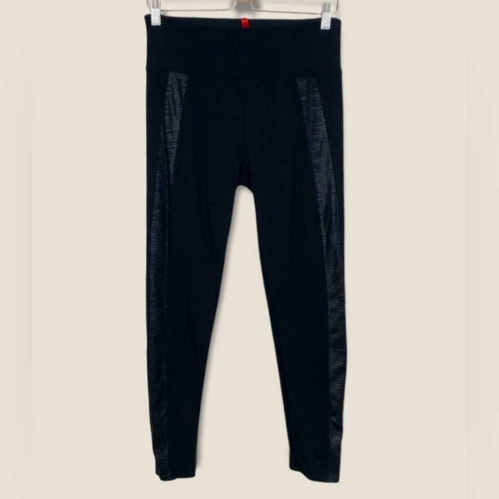 Spanx | Faux Leather Panelled Leggings